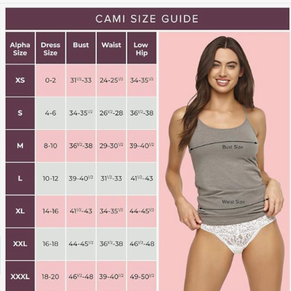 Felina Cotton Modal Womens Cami - Adjustable, Seamless Cotton Tank Top for Women - Picture 4 of 4